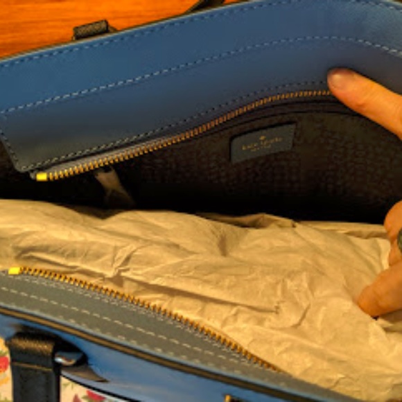 NWT Blue Kate Spade Small Dally Laurel Way Tote - Picture 5 of 6